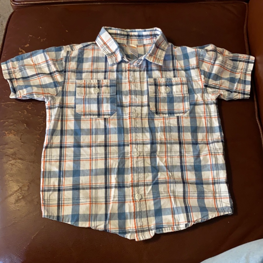 Gymboree boys short sleeve button down shirt 3T